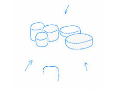 Allessi/tin famiry/sketch